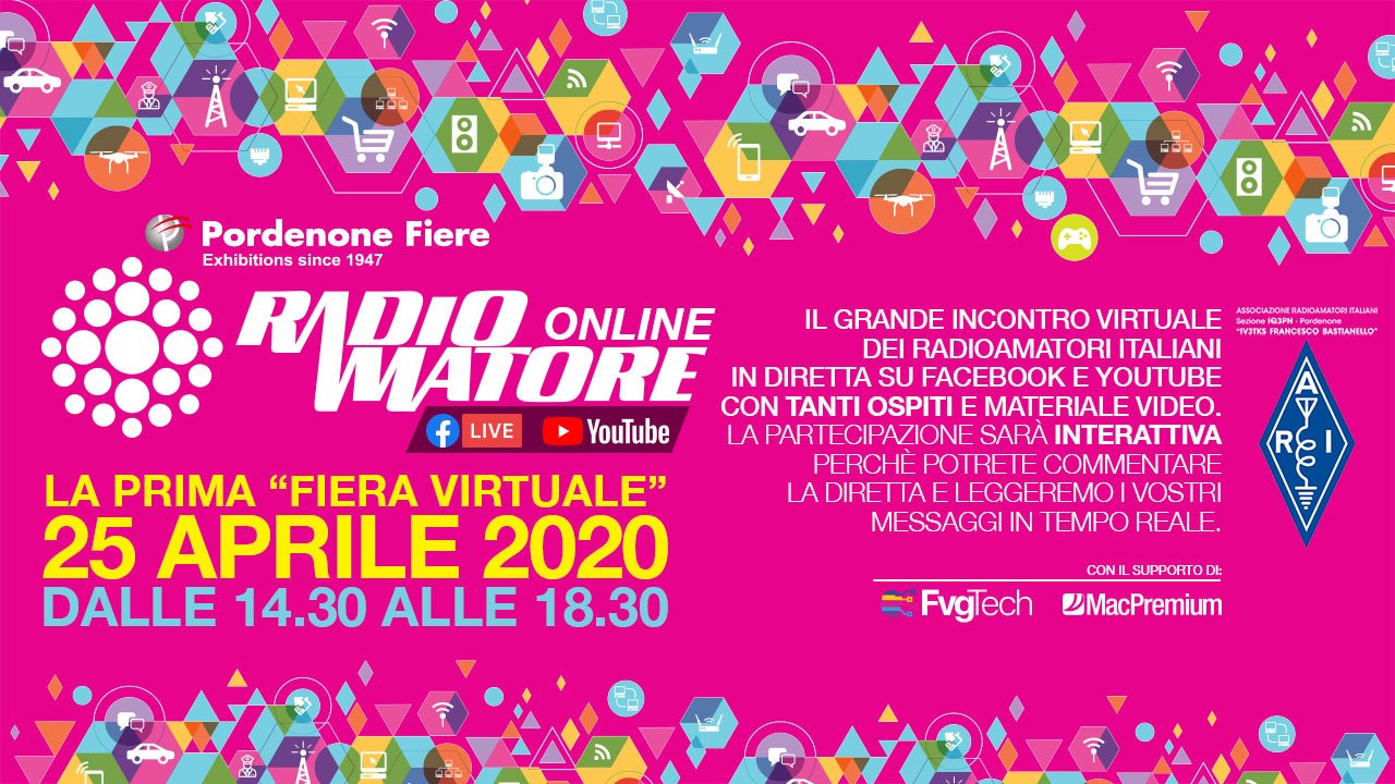 Cover-Radioamatore-Online-2020 Cover Radioamatore Online 2020 Fiera del Radioamatore 2020 Edizione Virtuale