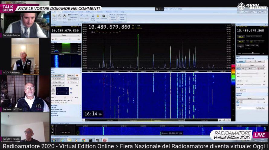 radioamatore 2020 02 890x499 Grande successo per l’edizione virtuale della Fiera Nazionale del Radioamatore con 50.000 minuti visualizzati