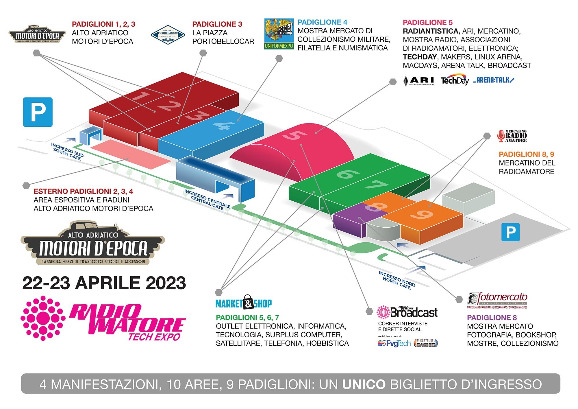 A4 R1 Mappa 2023 A - Radioamatore Fiera 17